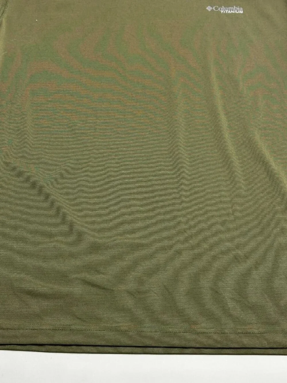 Columbia Titanium Omni-Dry Long Sleeve Performance Shirt Mens Large Green Hiking - Picture 9 of 16